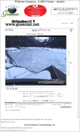 オーストリアのライブカメラ：湖水地方，ザルツカンマーグートにあるゴーザウ湖，ゴーザウカム(2455m)と氷河の今の景色