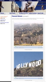 アメリカ合衆国 カリフォルニア州のライブカメラ：ロサンゼルス，ハリウッドにある有名な看板，「ハリウッド・サイン」から見た今の眺望